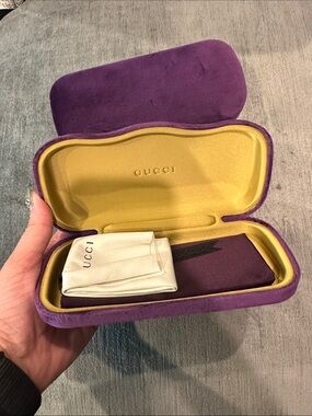 Gucci Purple Sunglasses Case